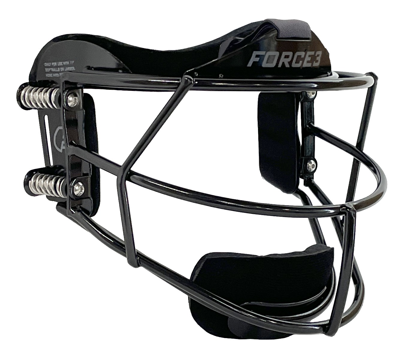 A SOFTBALL FIELDERS DEFENDER BLACK MASK
