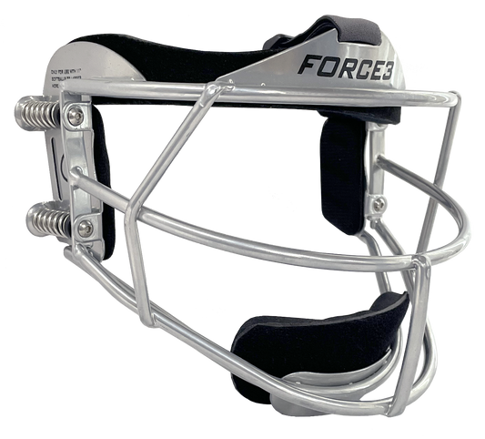A SOFTBALL FIELDERS DEFENDER SILVER  MASK